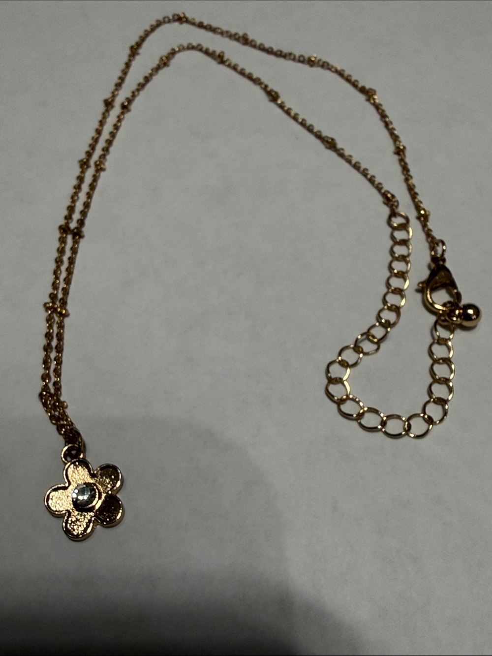 Gold Plated Flower Pendant Necklace From Anthropologie!!🔥🔥🔥 - Picture 6 of 13